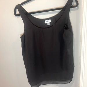 Dressy black tank top